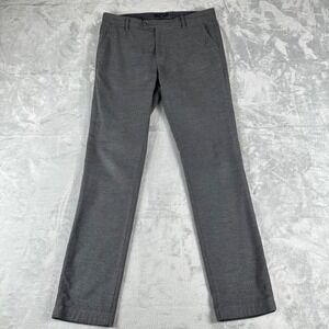 Ted Baker Pants Mens Tag 32R (Actual 33R) Gray Business Professional Preppy